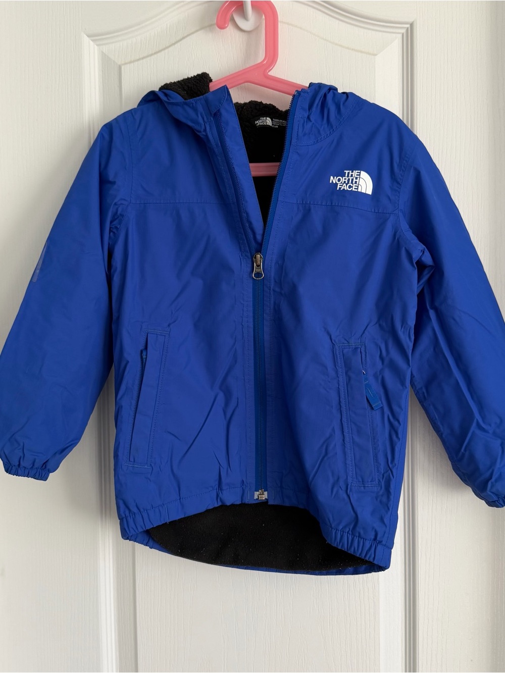 The North Face Kids Royal Blue Hooded Rain Jacket